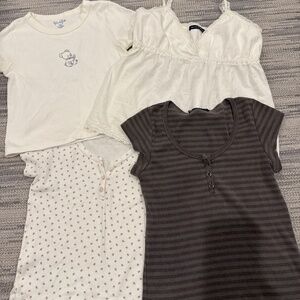 Assortment of Brandy Melville tops